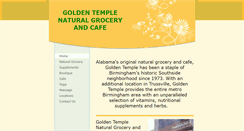Desktop Screenshot of goldentemplehealthfoods.com